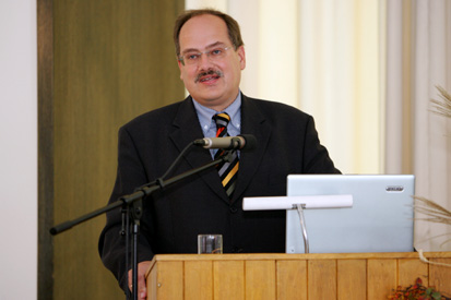 Prof. Steffen Wittkowske bei der BAGS-Tagung am 26. Oktober 2006 in Dresden